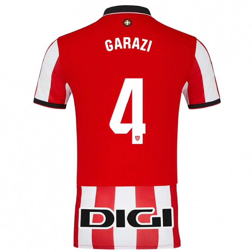 Danxen Women Garazi #4 Red White Home Jersey 2025/26 T-Shirt