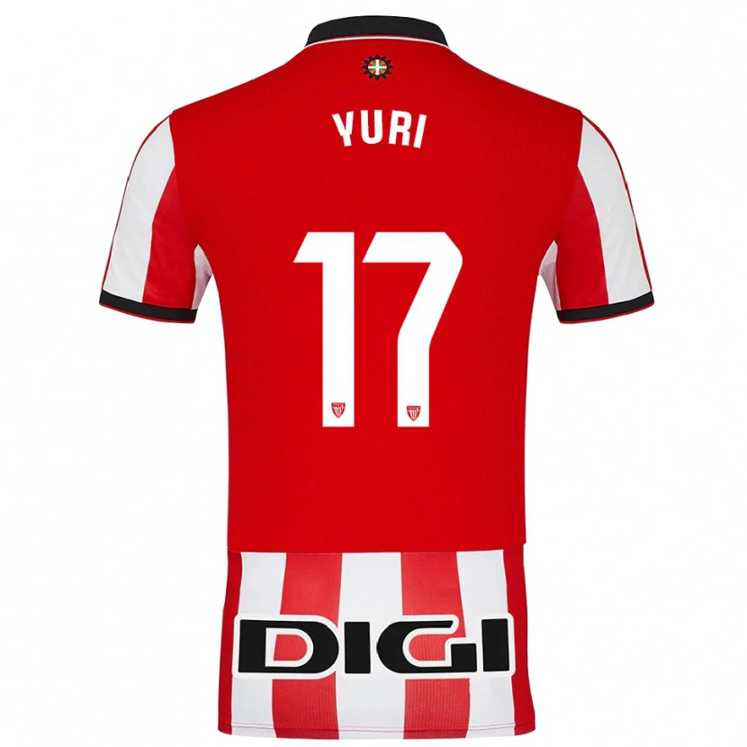 Danxen Women Yuri Berchiche #17 Red White Home Jersey 2025/26 T-Shirt