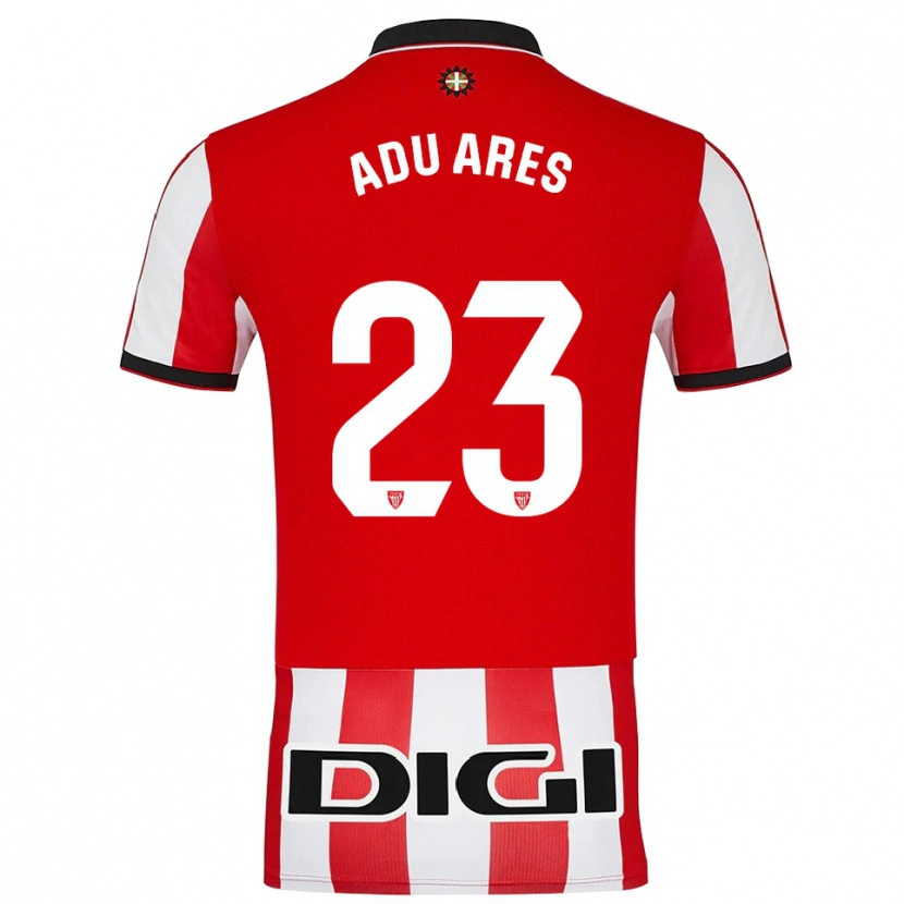 Danxen Women Adu Ares #23 Red White Home Jersey 2025/26 T-Shirt
