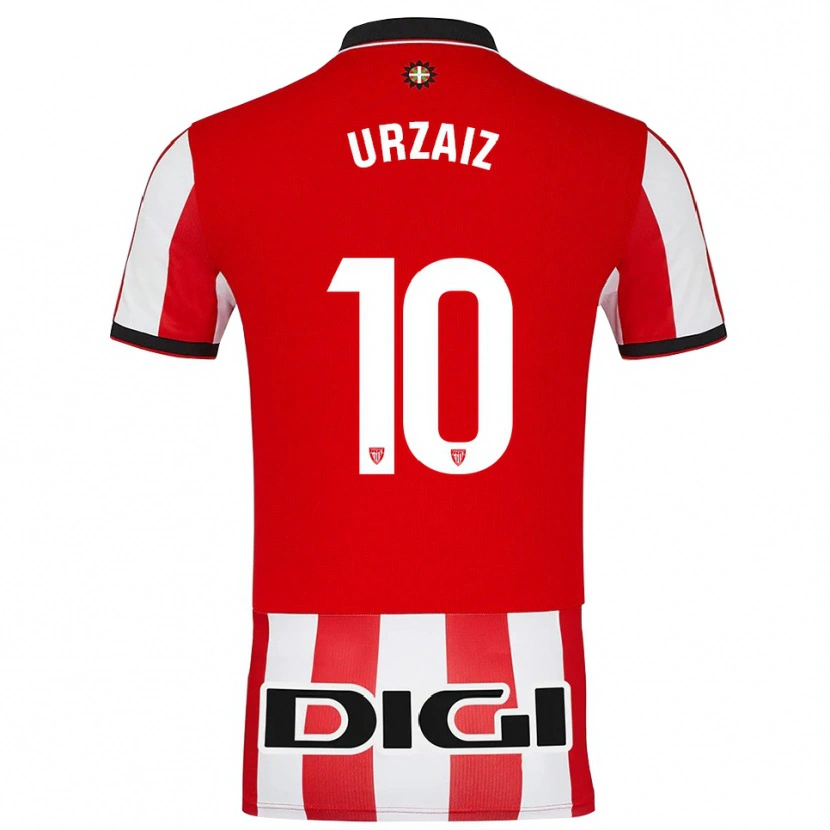 Danxen Women Unax Urzaiz #10 Red White Home Jersey 2025/26 T-Shirt