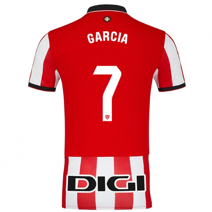 Danxen Women Nahikari García #7 Red White Home Jersey 2025/26 T-Shirt