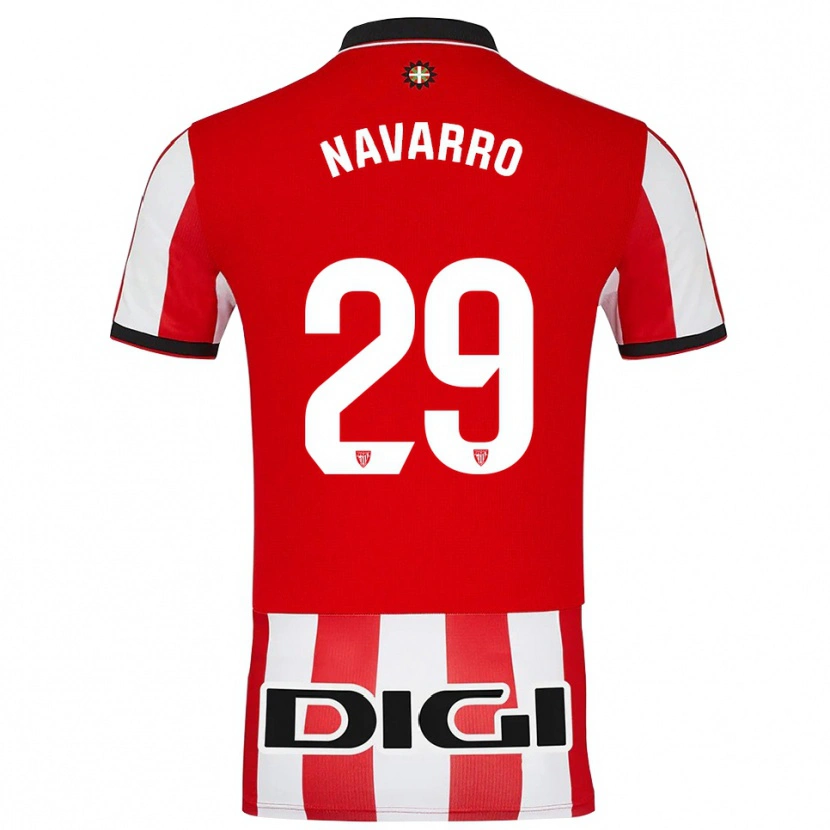 Danxen Women Robert Navarro #29 Red White Home Jersey 2025/26 T-Shirt