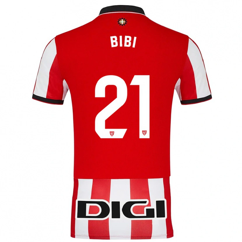Danxen Women Bibiane Schulze Solano #21 Red White Home Jersey 2025/26 T-Shirt