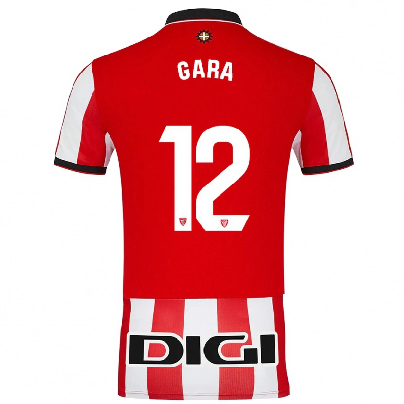 Danxen Women Gara #12 Red White Home Jersey 2025/26 T-Shirt