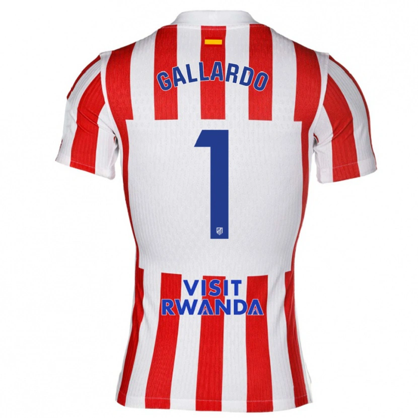 Danxen Women Lola Gallardo #1 Red White Home Jersey 2025/26 T-Shirt