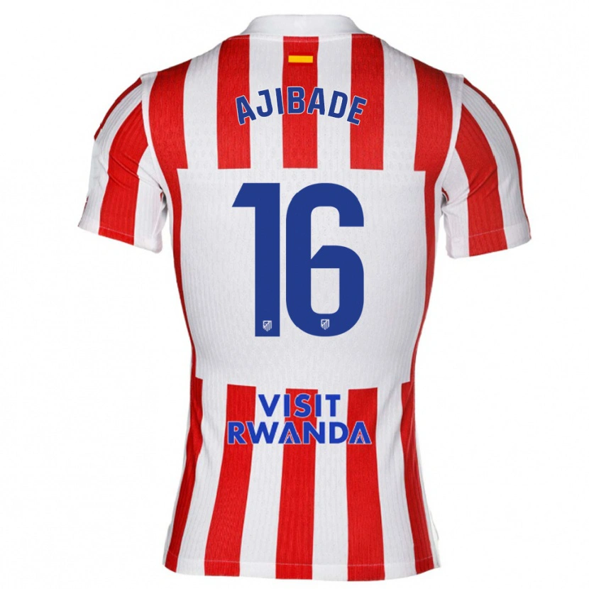 Danxen Women Rasheedat Ajibade #16 Red White Home Jersey 2025/26 T-Shirt