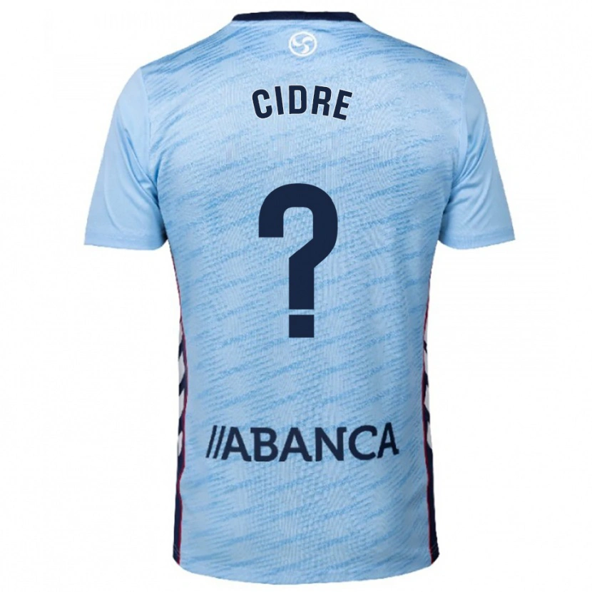 Danxen Women Xavier Cidre #0 Sky Blue Red Home Jersey 2025/26 T-Shirt