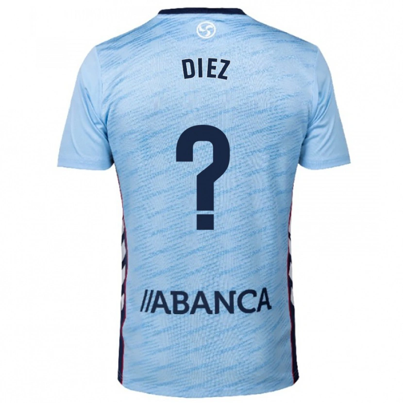 Danxen Women Sergio Diez #0 Sky Blue Red Home Jersey 2025/26 T-Shirt