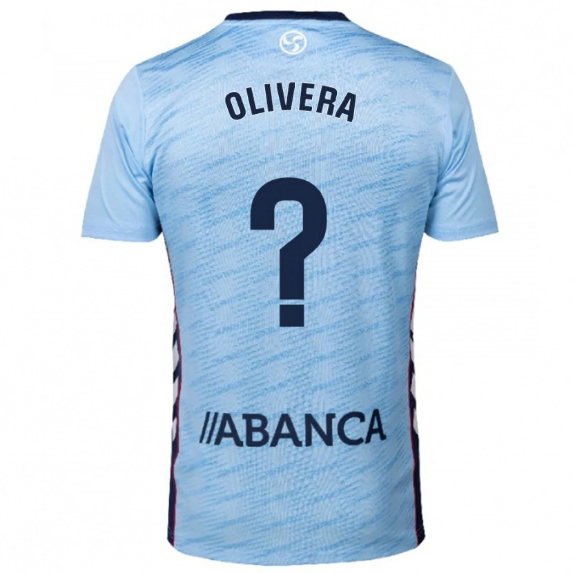 Danxen Women Nacho Olivera #0 Sky Blue Red Home Jersey 2025/26 T-Shirt