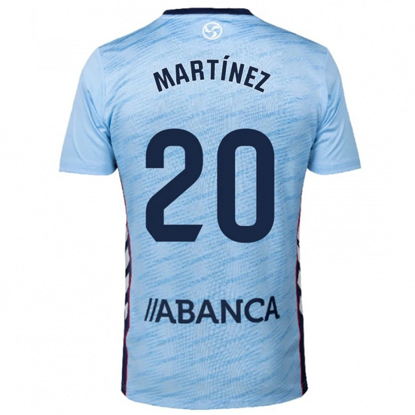 Danxen Women Lara Martínez #20 Sky Blue Red Home Jersey 2025/26 T-Shirt