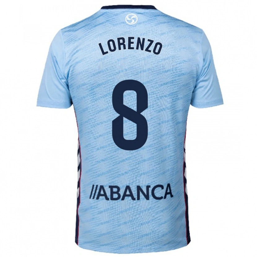 Danxen Women Paula Lorenzo #8 Sky Blue Red Home Jersey 2025/26 T-Shirt