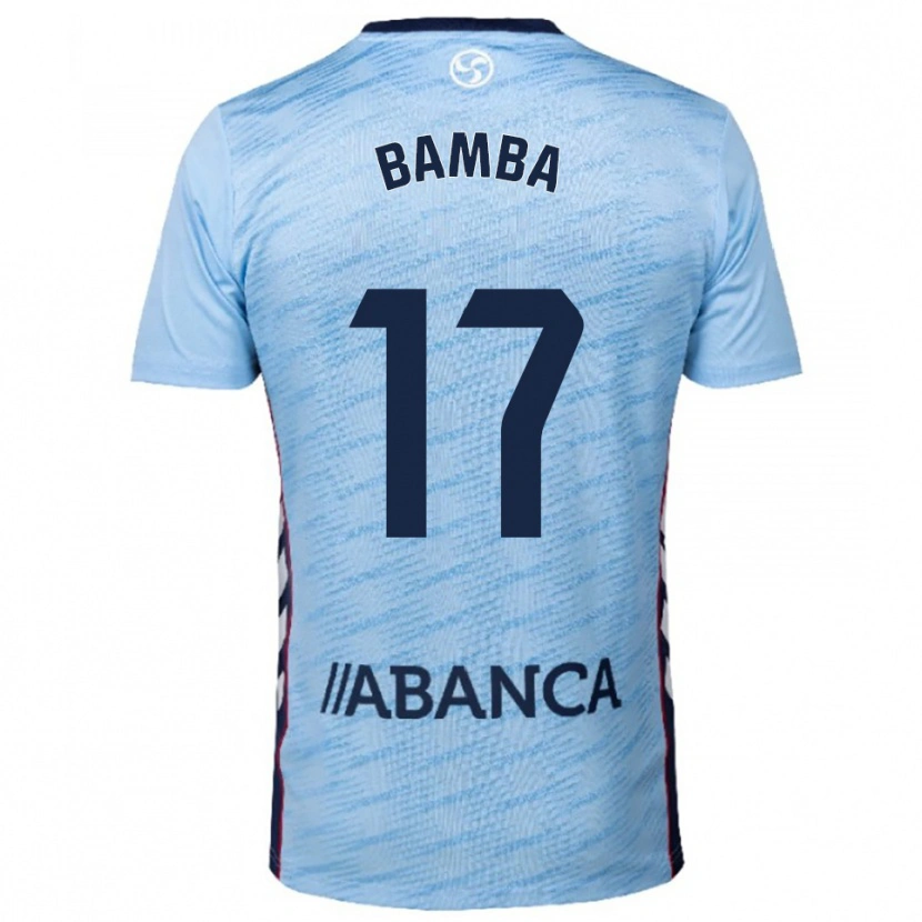 Danxen Women Jonathan Bamba #17 Sky Blue Red Home Jersey 2025/26 T-Shirt