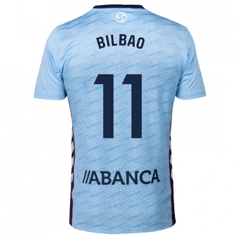 Danxen Women Luis Bilbao #11 Sky Blue Red Home Jersey 2025/26 T-Shirt