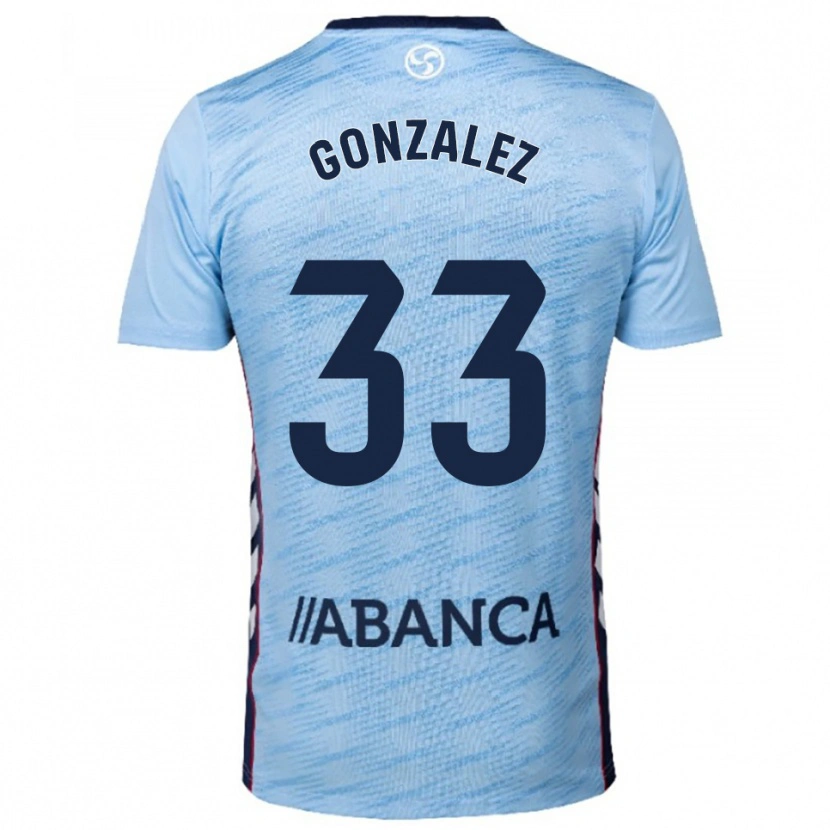 Danxen Women Marcos González #33 Sky Blue Red Home Jersey 2025/26 T-Shirt