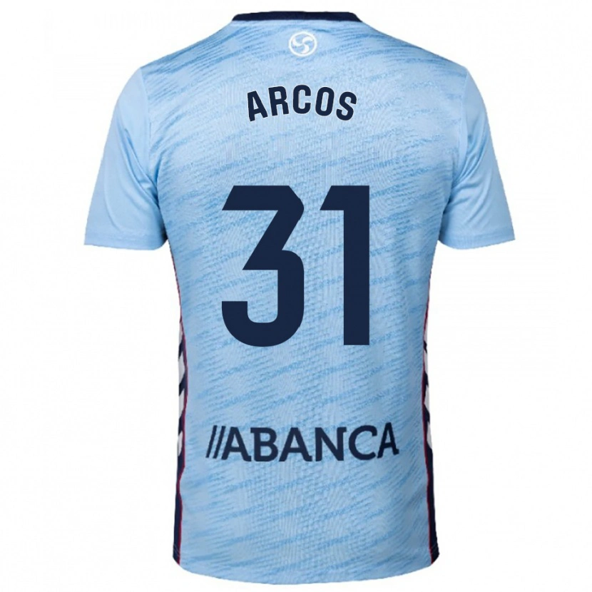 Danxen Women Ángel Arcos #31 Sky Blue Red Home Jersey 2025/26 T-Shirt