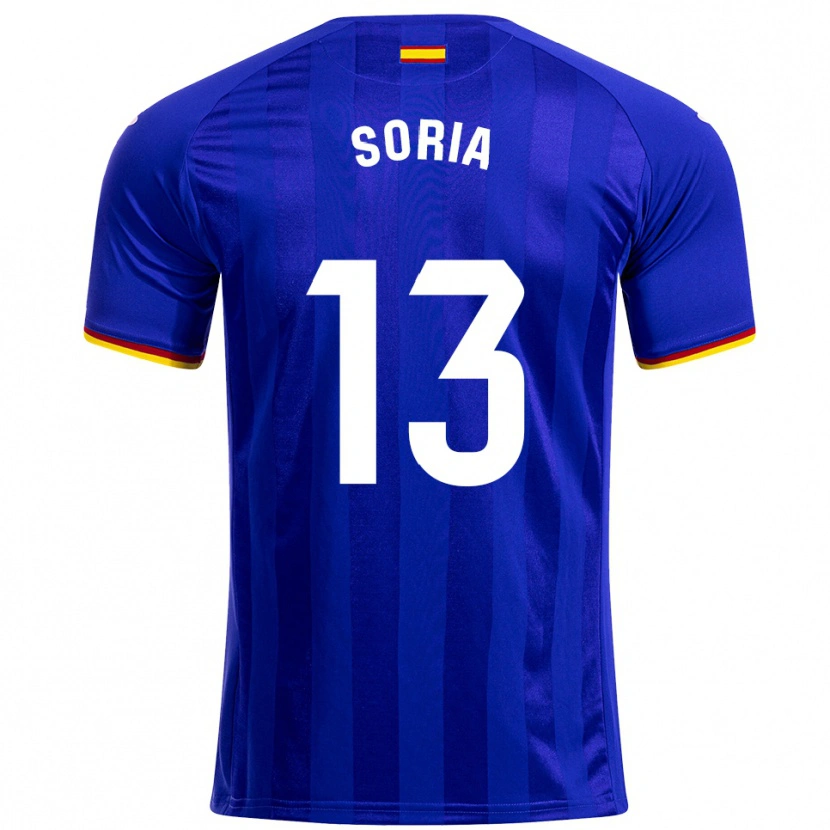Danxen Women David Soria #13 Blue Red Yellow Home Jersey 2025/26 T-Shirt