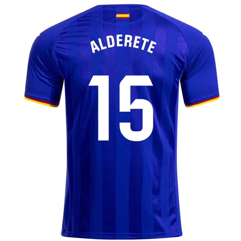 Danxen Women Omar Alderete #15 Blue Red Yellow Home Jersey 2025/26 T-Shirt