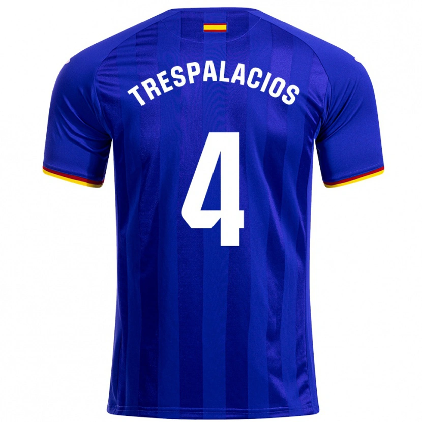 Danxen Women Adrián Trespalacios #4 Blue Red Yellow Home Jersey 2025/26 T-Shirt