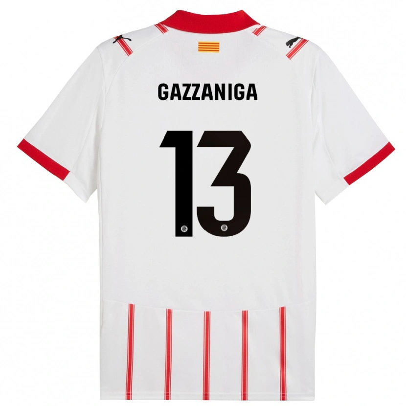 Danxen Women Paulo Gazzaniga #13 White Red Home Jersey 2025/26 T-Shirt