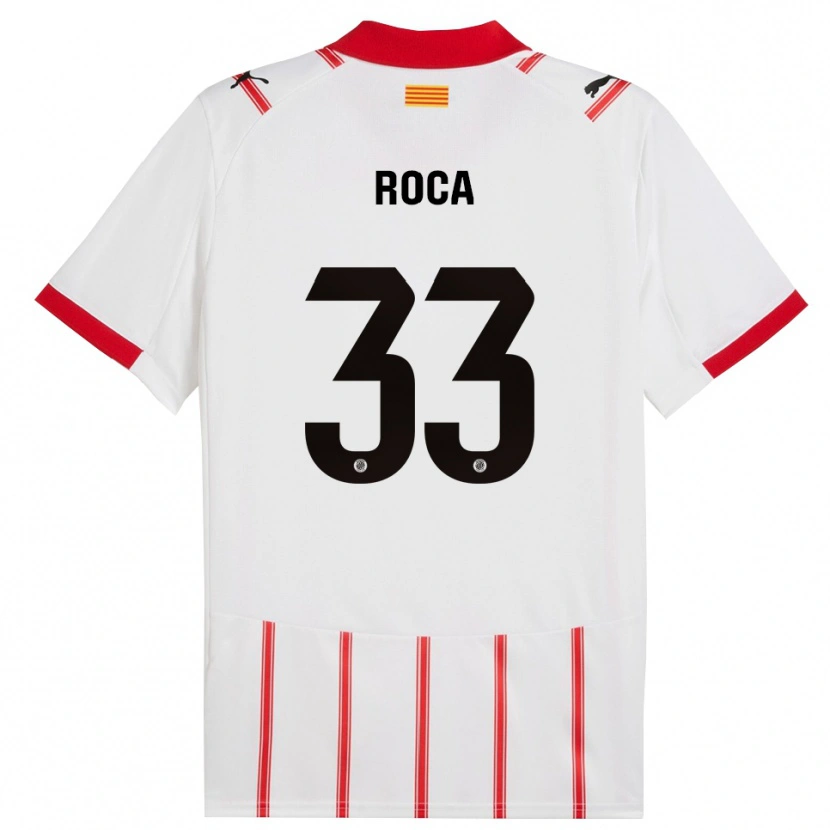 Danxen Women Joel Roca #33 White Red Home Jersey 2025/26 T-Shirt