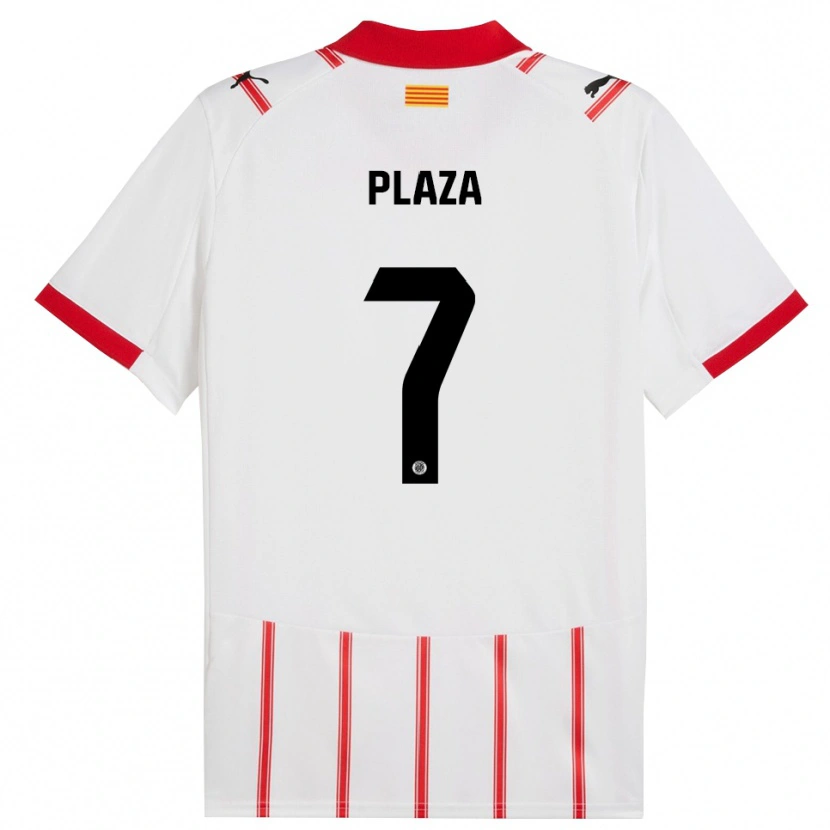 Danxen Women Nacho Plaza #7 White Red Home Jersey 2025/26 T-Shirt