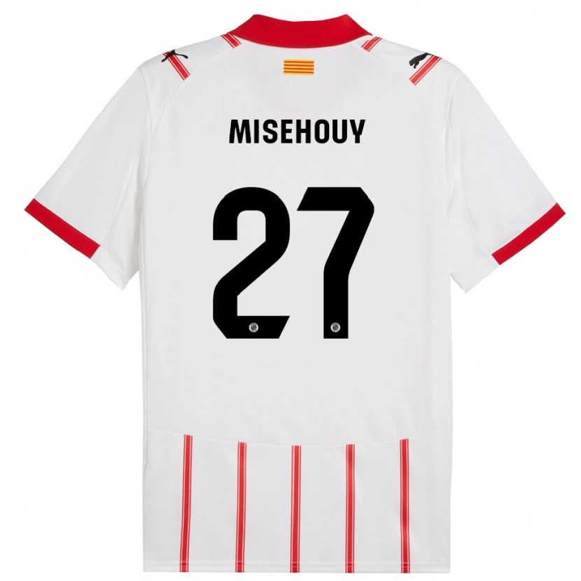 Danxen Women Gabriel Misehouy #27 White Red Home Jersey 2025/26 T-Shirt