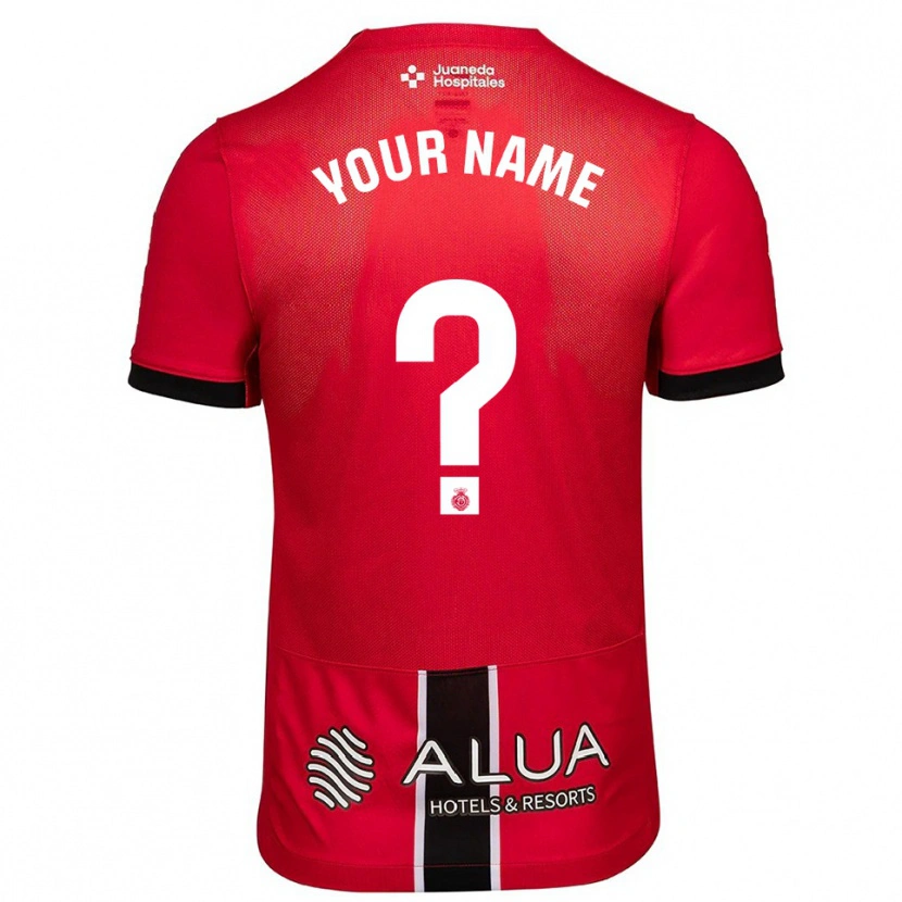 Danxen Women Your Name #0 Red Black Home Jersey 2025/26 T-Shirt