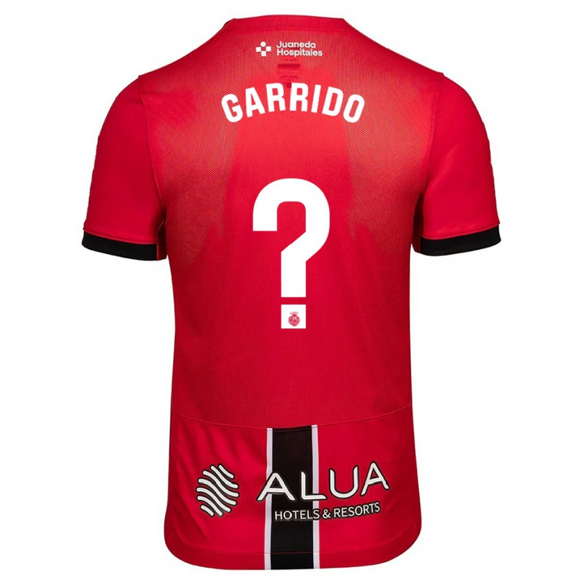 Danxen Women Adrián Garrido #0 Red Black Home Jersey 2025/26 T-Shirt
