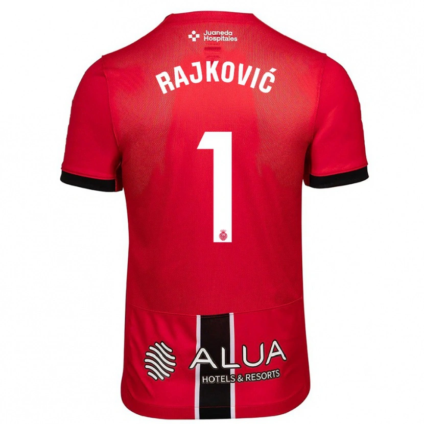 Danxen Women Predrag Rajkovic #1 Red Black Home Jersey 2025/26 T-Shirt