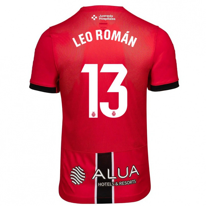 Danxen Women Leo Román #13 Red Black Home Jersey 2025/26 T-Shirt