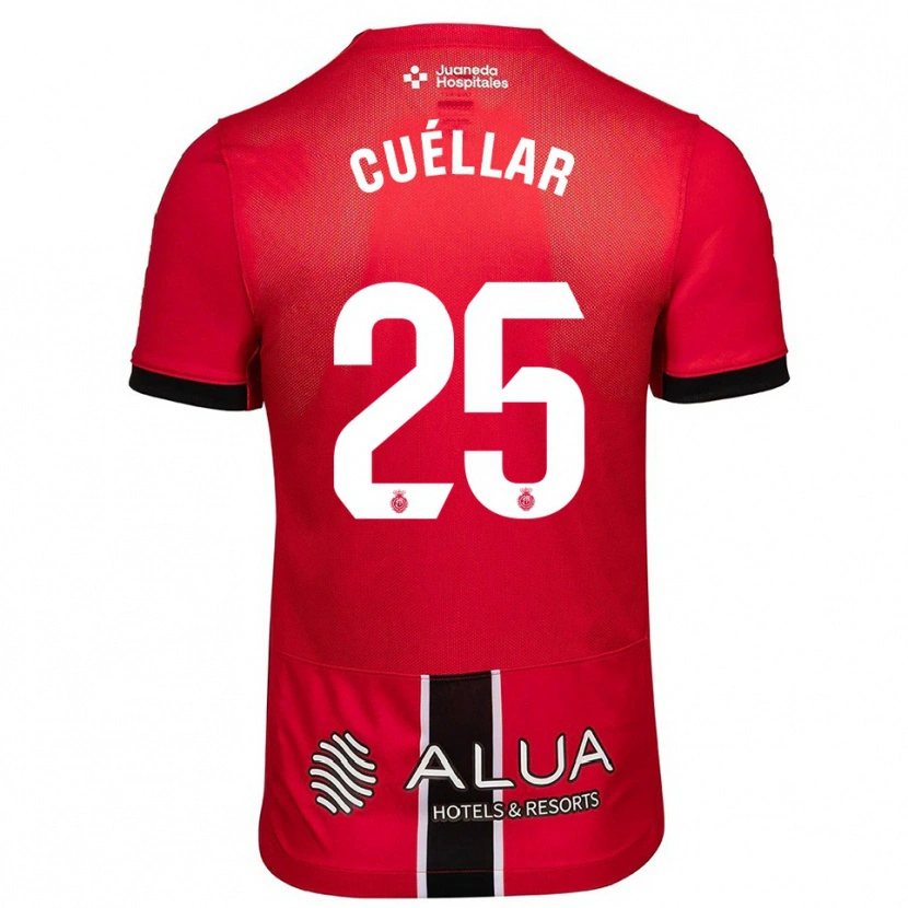 Danxen Women Iván Cuéllar #25 Red Black Home Jersey 2025/26 T-Shirt