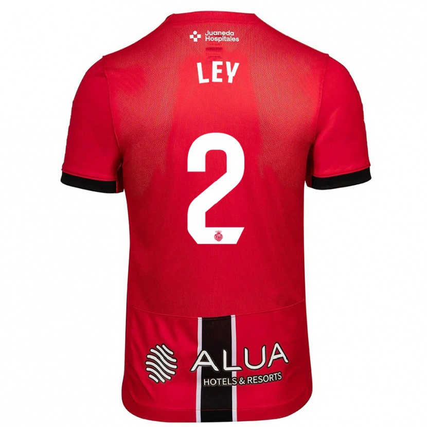 Danxen Women Yuzún Ley #2 Red Black Home Jersey 2025/26 T-Shirt