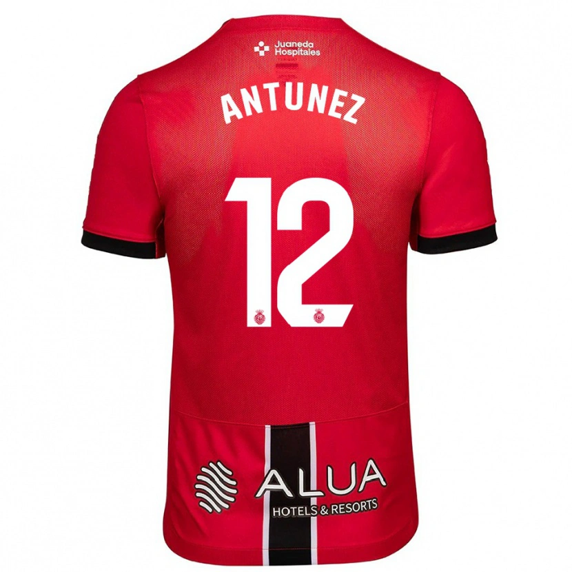 Danxen Women Yahir Antúnez #12 Red Black Home Jersey 2025/26 T-Shirt