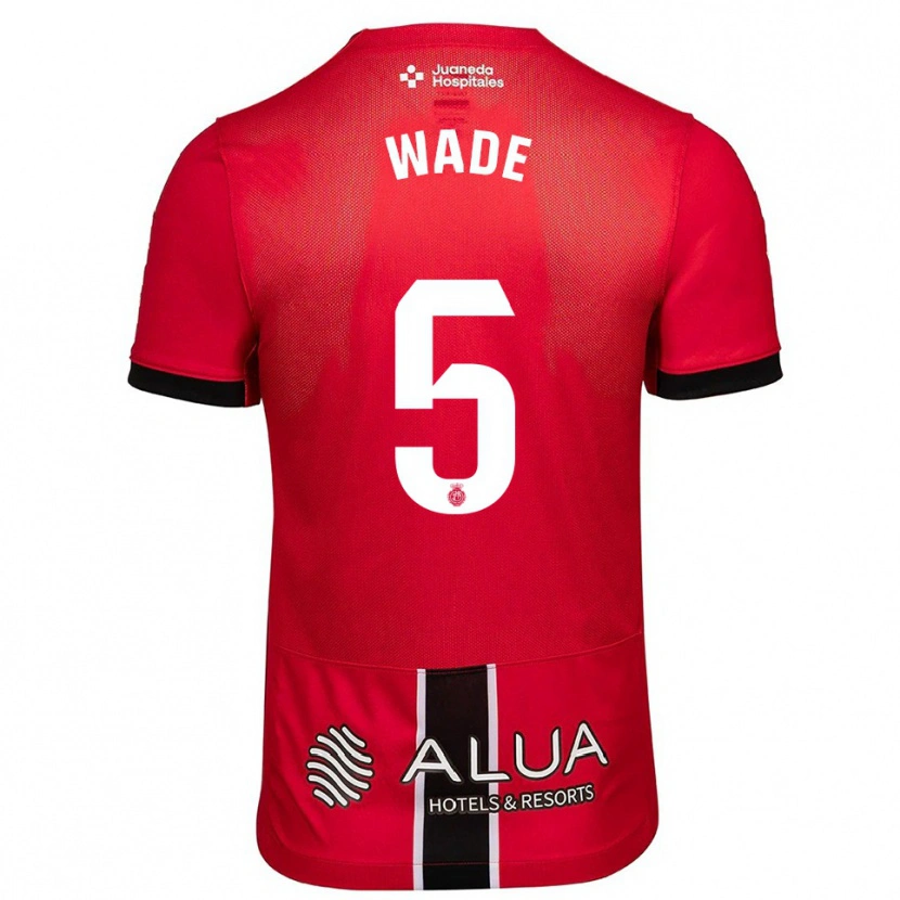 Danxen Women Sebas Wade #5 Red Black Home Jersey 2025/26 T-Shirt