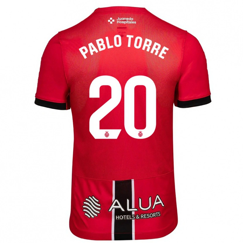 Danxen Women Pablo Torre #20 Red Black Home Jersey 2025/26 T-Shirt