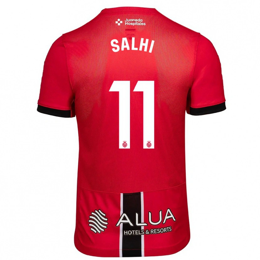 Danxen Women Iliesse Salhi #11 Red Black Home Jersey 2025/26 T-Shirt