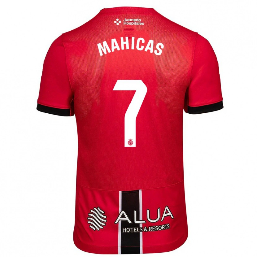 Danxen Women Julián Mahicas #7 Red Black Home Jersey 2025/26 T-Shirt