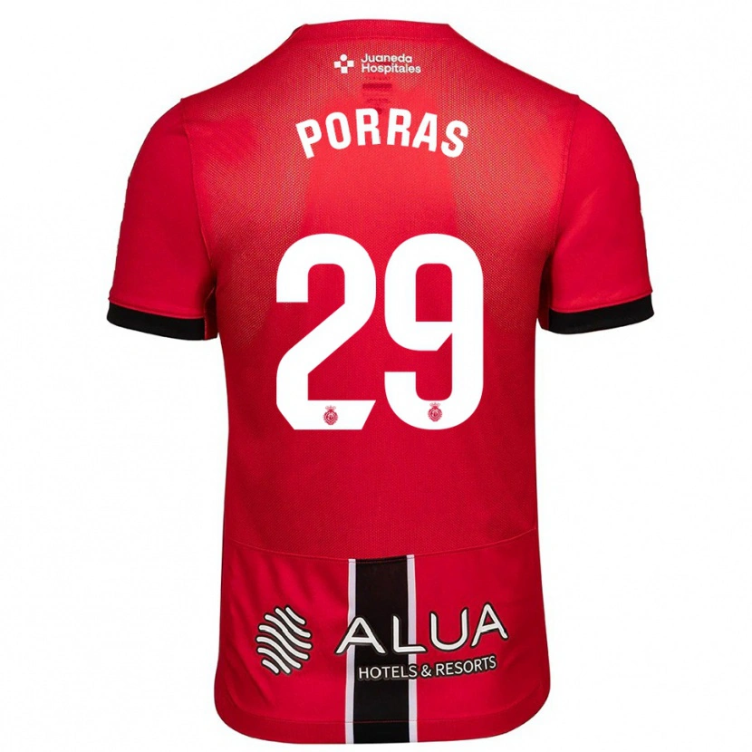 Danxen Women Jordi Porras #29 Red Black Home Jersey 2025/26 T-Shirt
