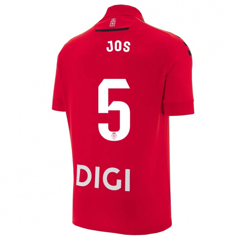 Danxen Women Josune Urdaniz Maurin #5 Red Black Home Jersey 2025/26 T-Shirt