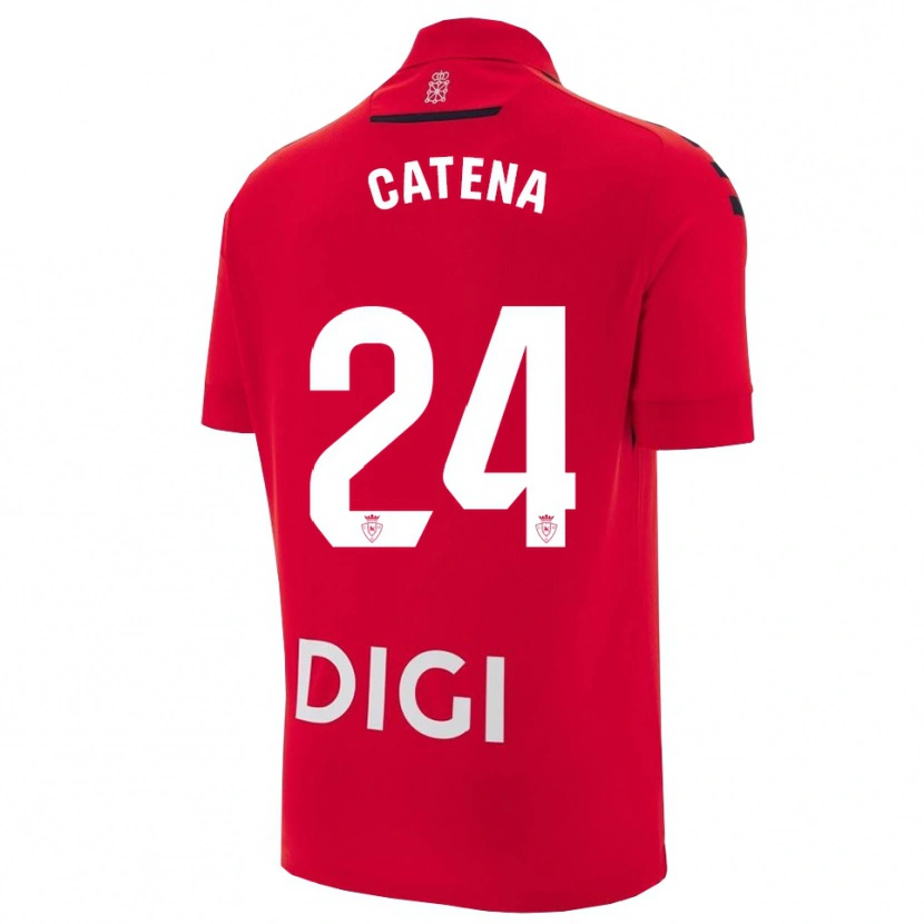 Danxen Women Alejandro Catena #24 Red Black Home Jersey 2025/26 T-Shirt