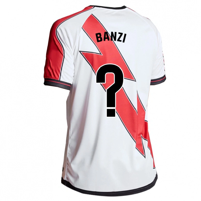 Danxen Women Cedrick Banzi #0 White Red Home Jersey 2025/26 T-Shirt