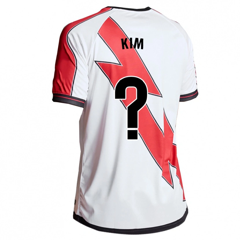 Danxen Women Nathaniel Kim #0 White Red Home Jersey 2025/26 T-Shirt