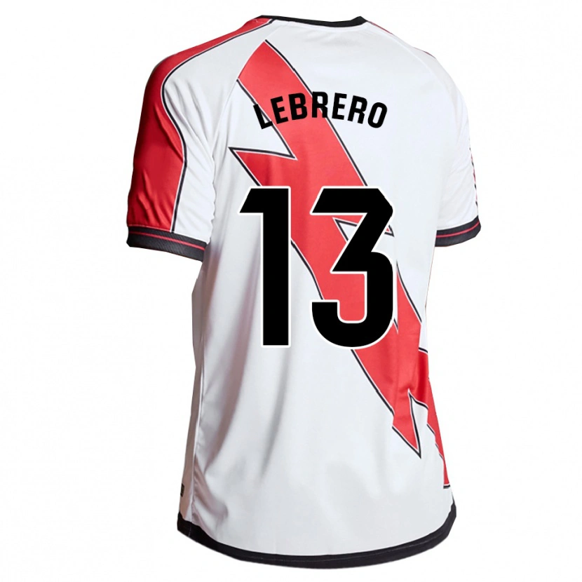 Danxen Women Lucia Lebrero Rodríguez #13 White Red Home Jersey 2025/26 T-Shirt