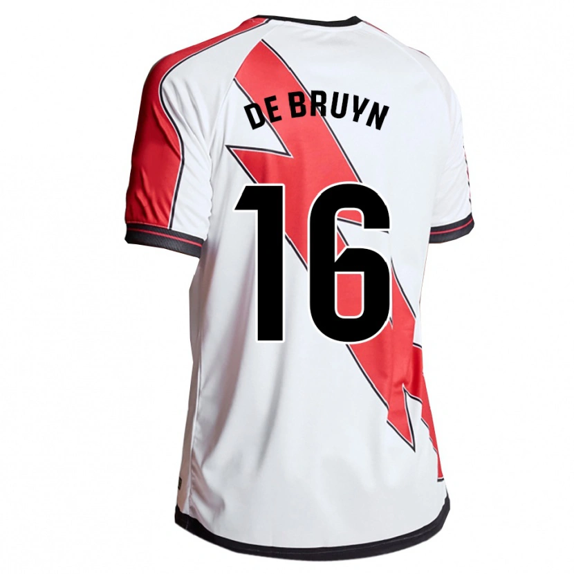 Danxen Women Glenn De Bruyn #16 White Red Home Jersey 2025/26 T-Shirt