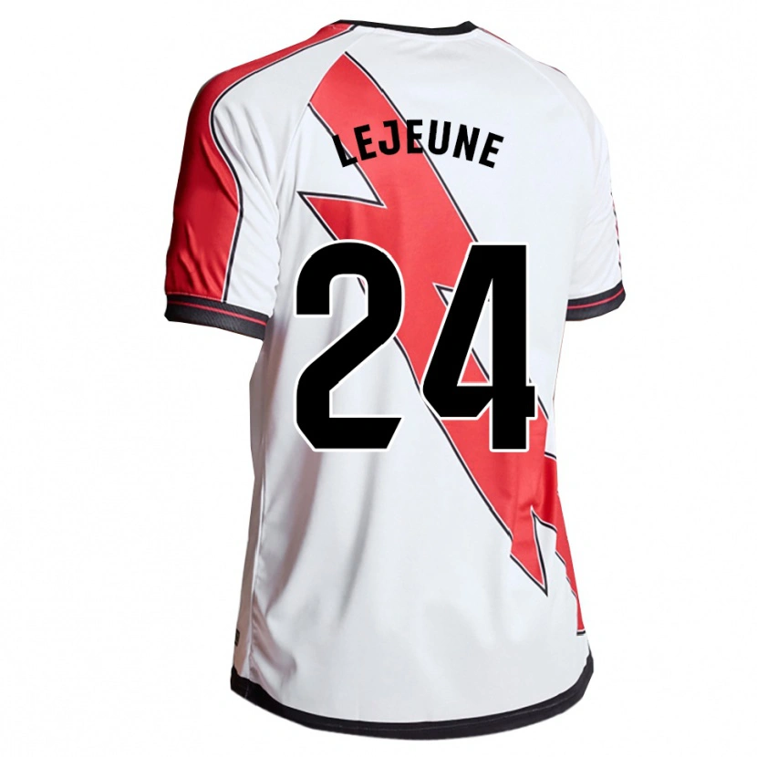 Danxen Women Florian Lejeune #24 White Red Home Jersey 2025/26 T-Shirt