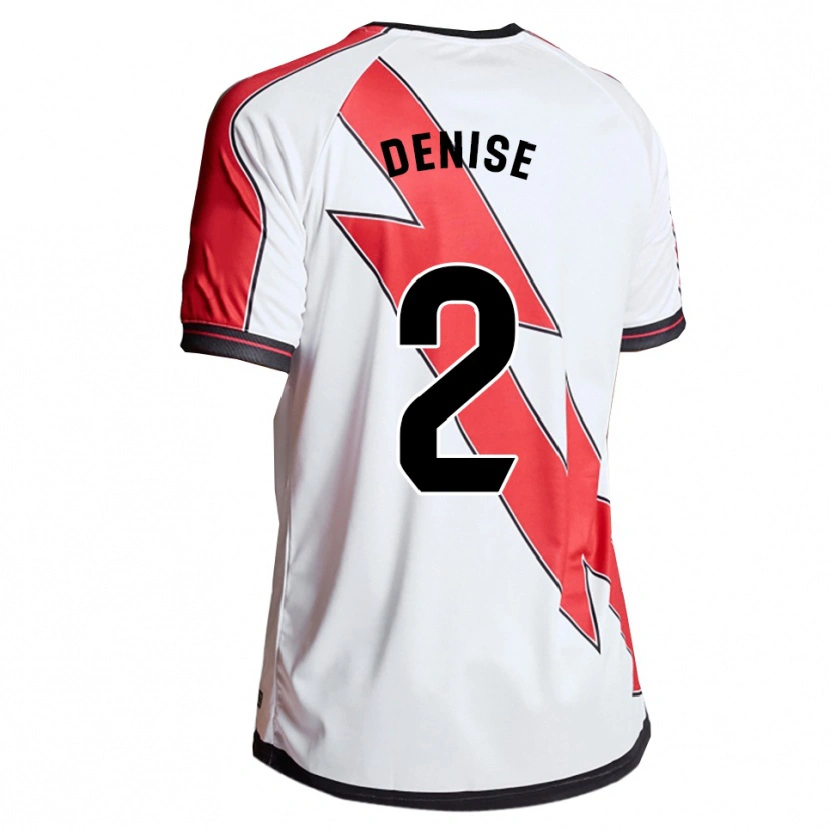 Danxen Women Denise Garcia Rojo #2 White Red Home Jersey 2025/26 T-Shirt