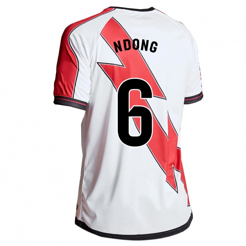 Danxen Women Whissy Ndong #6 White Red Home Jersey 2025/26 T-Shirt