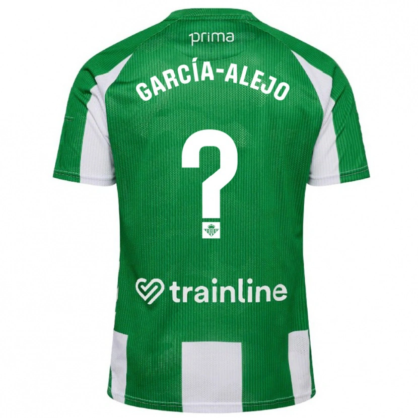 Danxen Women Raúl García-Alejo #0 Green White Home Jersey 2025/26 T-Shirt