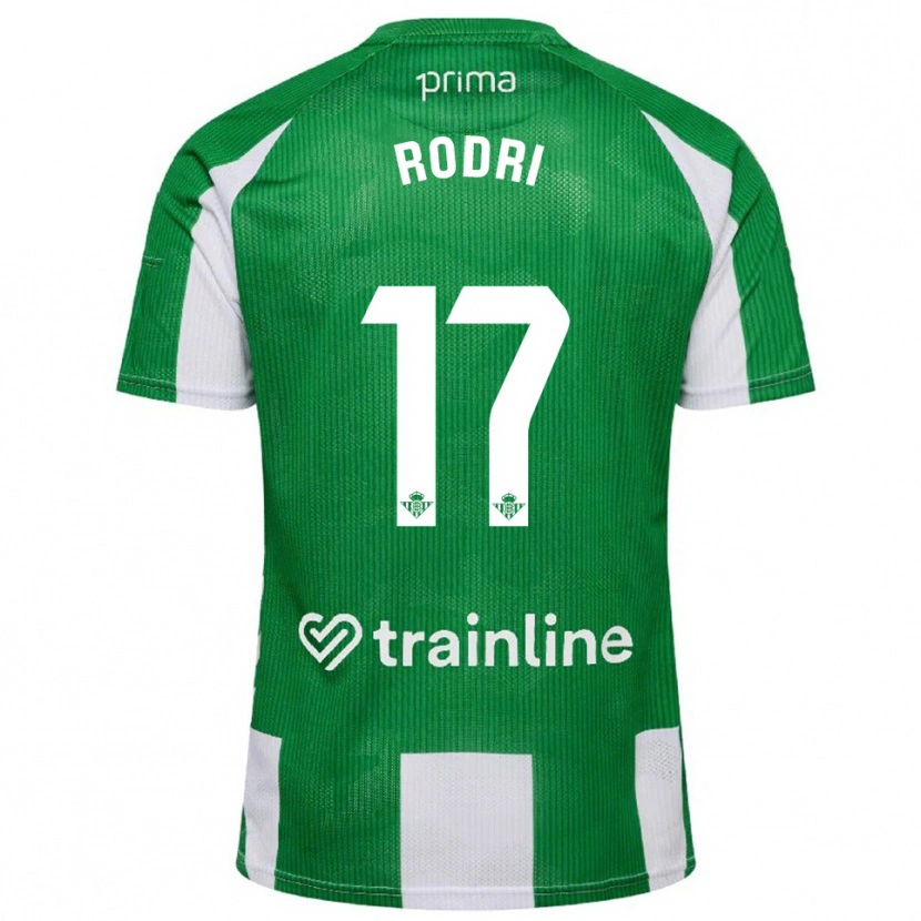 Danxen Women Rodri Sanchez #17 Green White Home Jersey 2025/26 T-Shirt