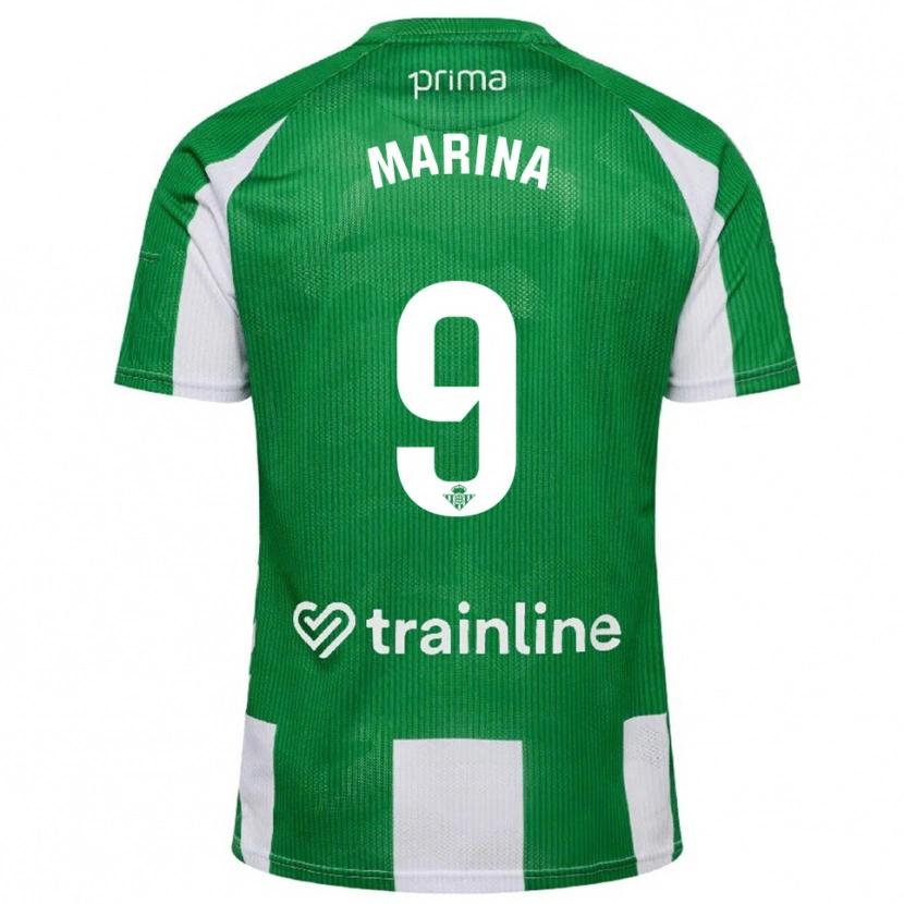 Danxen Women Rodrigo Marina #9 Green White Home Jersey 2025/26 T-Shirt